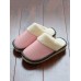 Women Warm Lining Waterproof Slip Resistant Backless Winter Indoor Slippers